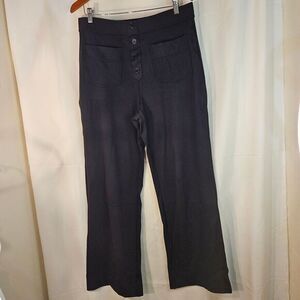 Halara High Waisted‎ Button Multiple Pockets Straight Leg casual Pants